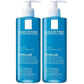 La Roche-Posay Effaclar Purifying Foaming Gel Cleanser for Oily Skin,With Zinc Pidolate To Remove Excess Oil & Shine,Alcohol Free & Oil Free,Sensitive Skin Tested,(Pack of 2)