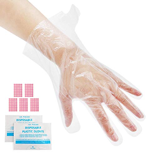 200pcs Paraffin Bath Liners for Hand & Paraffin Bath Mitts, Segbeauty Plastic Thermal Mitten Bags, Heated Hand SPA Mittens for Women, Glove Mitt Liner Covers for Paraffin Wax Machine