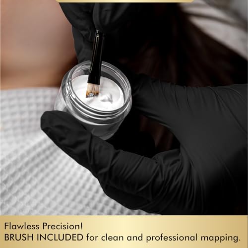 BROWSXPERT White Mapping Paste 10g ? Professional Mapping Tool. Defines Clean Borders, Smudge-Free, Soft Texture ? Includes Application Brush