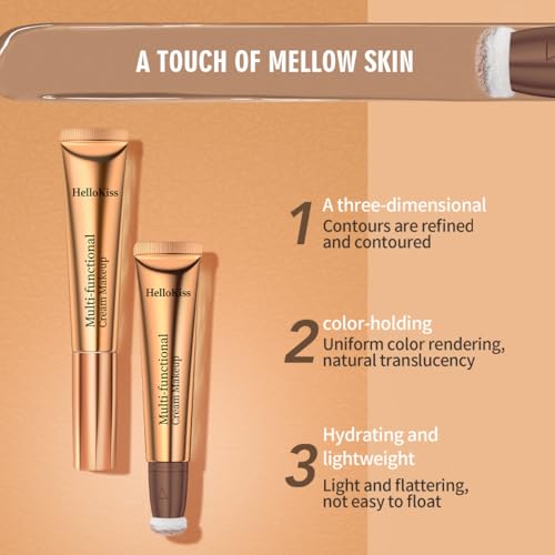 QIC Liquid Contour Stick - Waterproof Cream Bronzer for Natural Finish