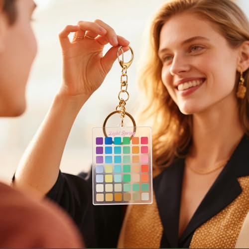 Seasons Color Analysis Swatch Keychain | Personal Styling Palette