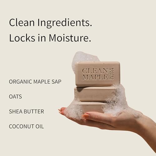 Soothing Body Bar Soap with Sap and Oats, Rooted in Nature, 5 oz