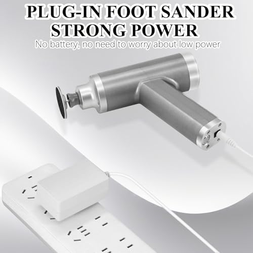 Electric Foot Callus Remover 4500 RPM with Adjustable Speeds & Digital Display
