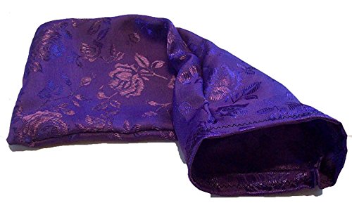 Lavender Flax Seed Eye Pillow with Satin Cover - Microwave & Freeze