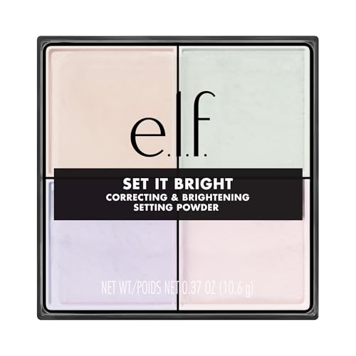 e.l.f. Set It Bright Powder Quad - Vegan Loose Setting Powder