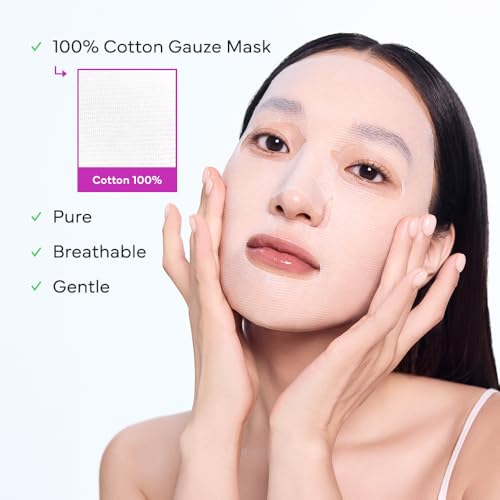 SAM'U Born Panthenol Chilling Mask ? Korean Facial Sheet Mask with Birch Sap & Xylitol for Deep Hydration ? Soothing & Cooling Face Mask, Vegan Korean Glass Skin Care Face Mask (5 Sheets)