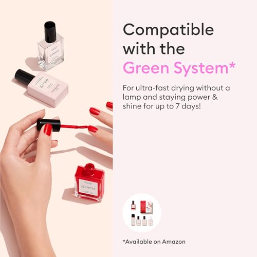 Manucurist Green Natural Nail Polish - Halo Milky Mauve, Plant-Based