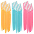ASTARON 60 Pcs Face Razors - Dermaplaning Tool for Face, Eyebrow Shaver for Women and Men, Portable Size