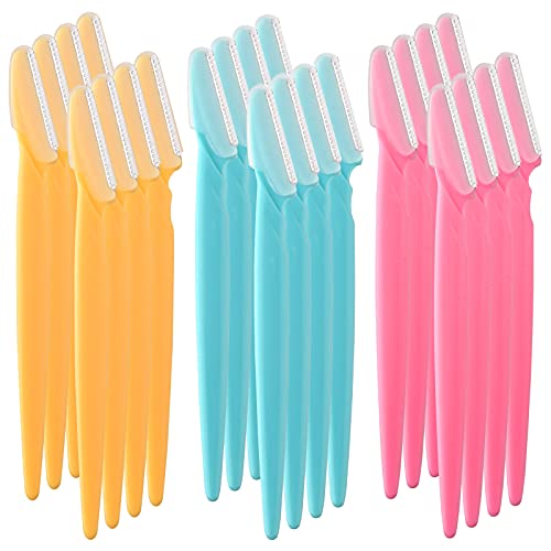 ASTARON 60 Pcs Face Razors - Dermaplaning Tool for Face, Eyebrow Shaver for Women and Men, Portable Size