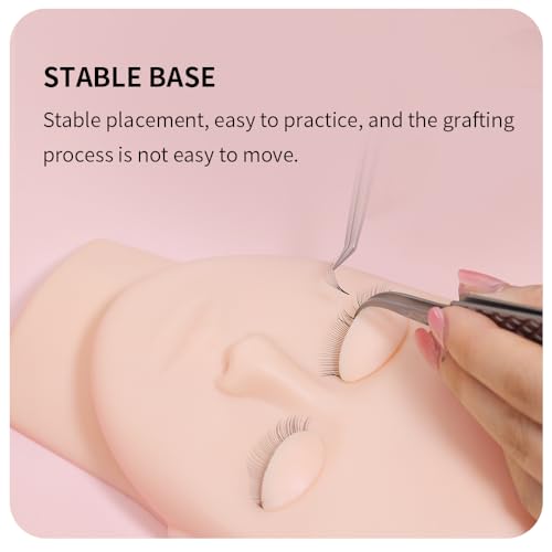 Lash Extension Mannequin Head with 4 Replaceable Eyelids