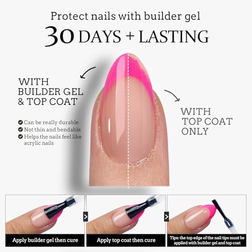 BTArtboxnails Long Square Pastel Fake Nails 160Pcs with Gel Adhesive