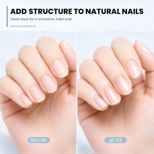 Beetles Builder Gel Set - 2 Pcs Clear Nail Extension Gel