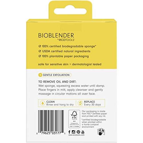 Ecotools Bioblender By Facial Cleansing Mitt