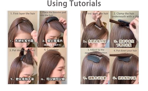 Hair Base Sponge Clip, Invisible Bump It Up Tool for Volume - Brown