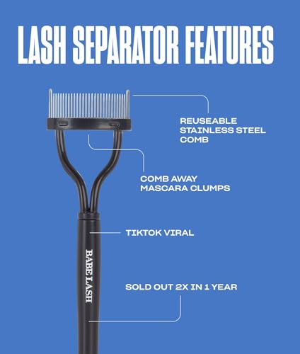Babe Original Pro Eyelash Separator | Stainless Steel Lash Comb