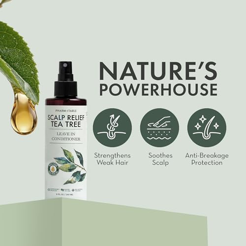 Tea Tree Leave-In Conditioner Spray for Dry, Itchy Scalp