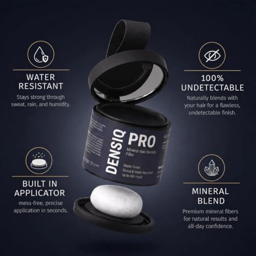 Densiq Pro Hair Density Filler Powder - Waterproof Hairline