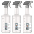 MR.SIGA 24 oz (680.4 ml) Reusable Plastic Spray Bottles, Pack of 3 for Cleaning