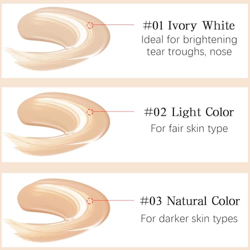 Creamy Concealer & Foundation Stick, Full Coverage Makeup Stick Matte, Lightweight Hydrating Natural£¬Under Eye Concealer Pen for Dark Circles, Acne & Spots