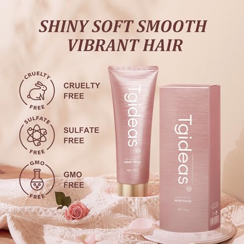 Tgideas Keratin Hair Mask - Deep Repair Treatment for Dry Damaged Hair