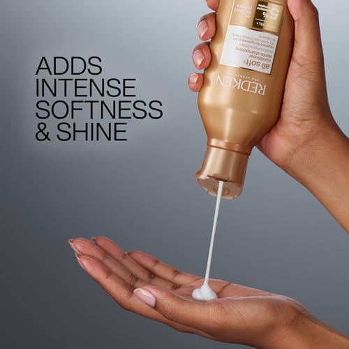 Redken All Soft Conditioner - Moisturizes & Hydrates Dry, Brittle Hair, Softens, Smooths & Adds Hair Shine, Conditioner & Detangler