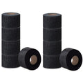 Neck Strips Barber Accessories Professional, Barber Supplies 10 Rolls & 1000 Strips, Disposable Barber Neck Strip, Barber Neck Tape for Hair Cutting, Barber Shop Stuff, Black