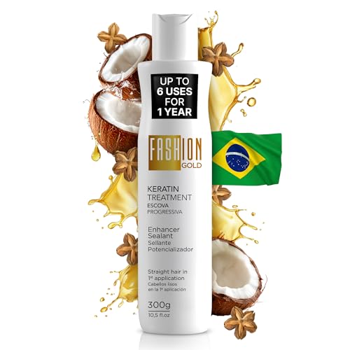 Fashion Gold Keratin Hair Treatment 300g | Formaldehyde-Free Smoothing