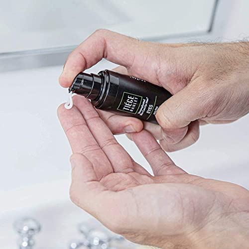 Tiege Hanley Anti Aging Bundle for Men, Eye Cream and Face Serum With Peptides, Hyaluronic Acid, and Vitamin B3 to Help Reduce the Look of Wrinkles and Dark Circles, Men¡¯s Skin Care, 2 Piece Set