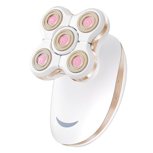 Gold Women’s Electric Shaver for Sensitive Skin 18K Hypoallergenic Blades - Compact & Waterproof