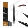 Microblading Eyebrow Pen 2-in-1 Dual-Tip Waterproof Brown