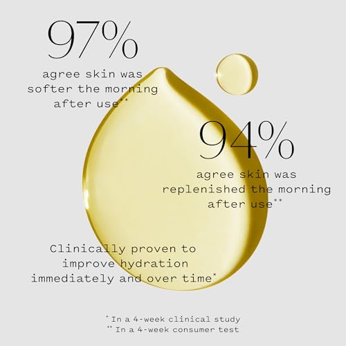 Keys Soulcare Deeply Replenishing Squalane Facial Oil, Hydrates Skin Overnight for a Radiant, Glowing Complexion, Vegan, Cruelty Free, 1.01 Fl Oz