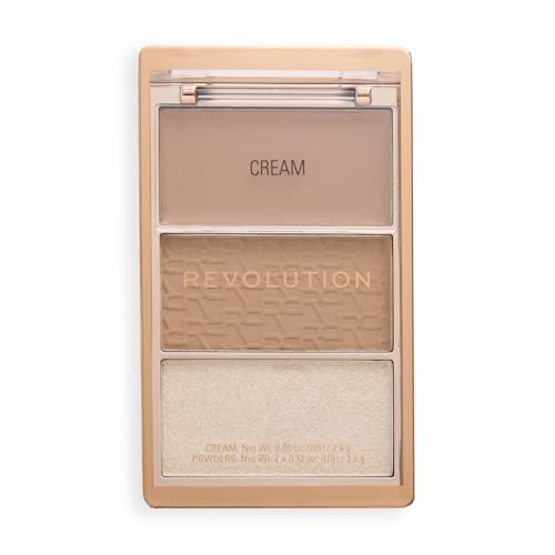 Revolution Bronze Icon Palette Trio - Buildable Bronzer, Divine Fair