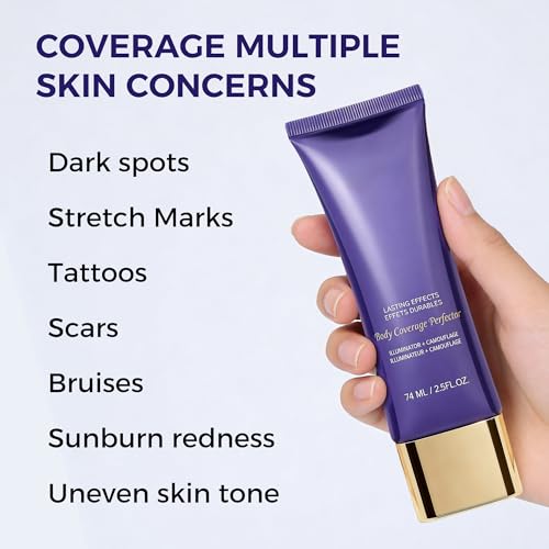 Tattoo Cover Up Concealer - Waterproof Full Coverage for Body & Face