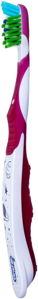 Oral-B Pro-Health Junior CrossAction Galaxy Toothbrush, Ages 6+, Soft - Pack of 4