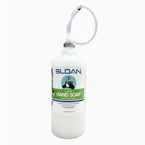 Sloan ESD-217 Lotion Hand Soap with Moisturizer, 27-Ounce Bottle - Contains Aloe Vera and Vitamin E, Enriched with Glycerin Moisturizer, 1000 Applications, 0346017