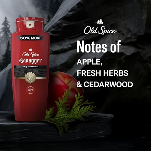Old Spice Red Collection Body Wash for Men, 24 oz (Pack of 2)