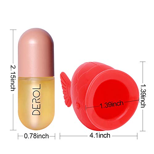 Fish Shape Lip Plumper Tool + Gloss Set by MonLiya
