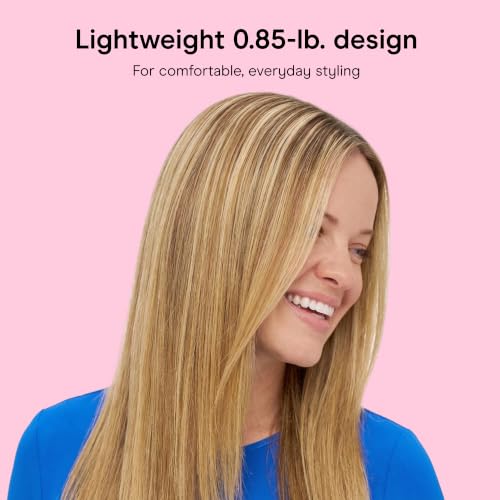 Conair 1-Inch Double Ceramic Flat Iron Hair Straightener with Extra-Long Plates