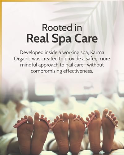 Karma Organic Acetone-Free Unscented Nail Polish Remover - Non-Toxic (4 fl oz)