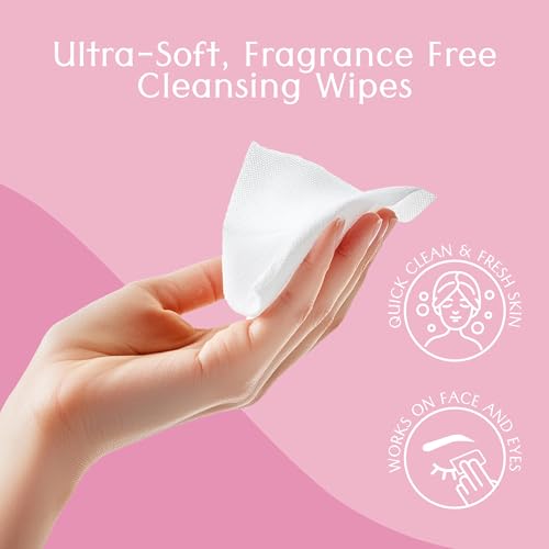 Air Jungles Pink Micellar Makeup Remover Wipes 25ct
