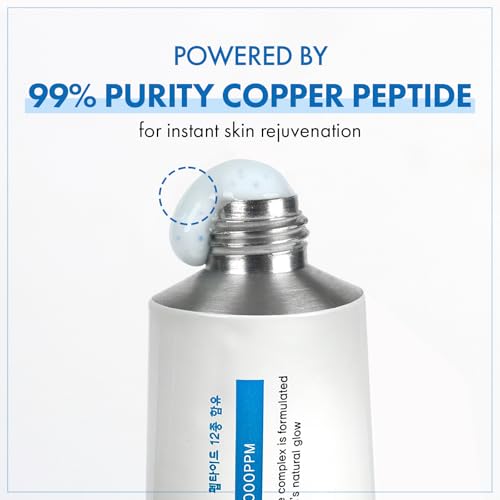 TOSOWOONG Copper Peptide 12 Cream Anti-Aging Serum for Fine Lines & Wrinkles