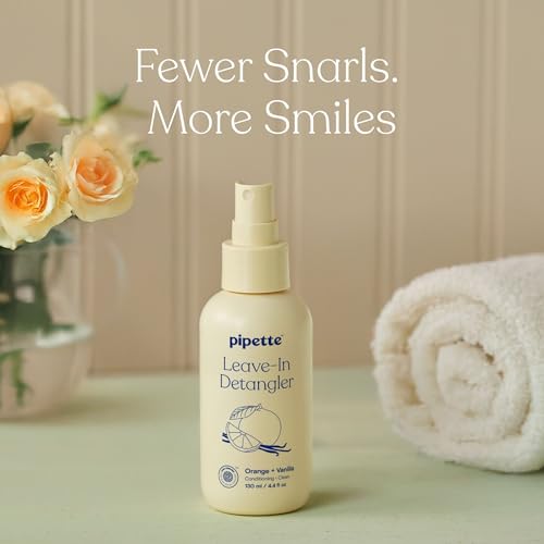 Pipette Kids Leave-In Hair Detangler Spray, 4.4 Fl Oz