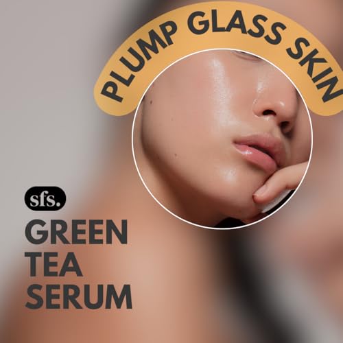 Clarifying Green Tea Hyaluronic Acid Serum for red light therapy with Niacinamide - Skin Repairing and Clarifying Face Serum