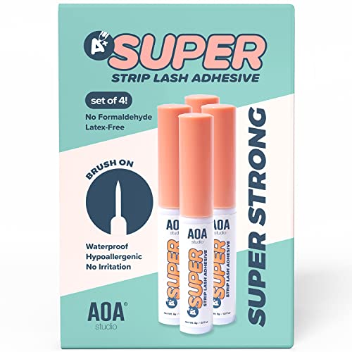 AOA Studio Eyelash Adhesive - Strong Hold Strip Lash Glue 4pcs