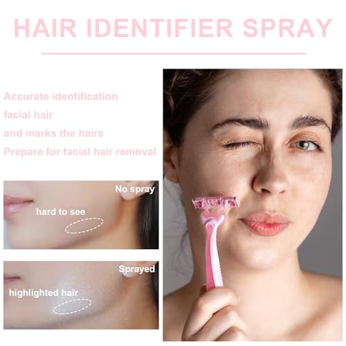 Hair Identifier Spray for Face Shaving Women 1PC Dermaplaning Tool