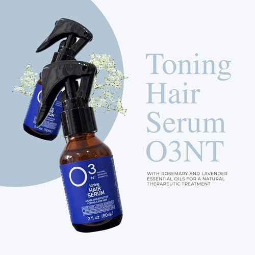 Toning Hair Serum - Active Ozone & Natural Ingredients - Shedding Reduction - Dermatologically Tested - 2.03 Fl Oz