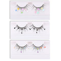 Dramatic Glitter False Eyelashes with Decorative Heart & Flower (3 Pairs)