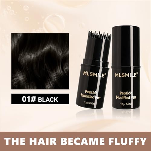Root Touch Up Stick 2-in-1 Hair Dye Comb - Black