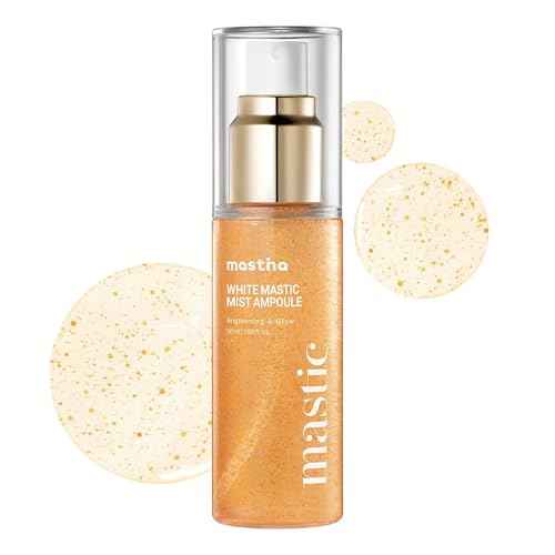 MASTINA Mastic Face Spray (1.69fl oz) Facial Mist for Natural Glow, Hydrating Formula for Dry Skin, On-the-Go Portable Korean Skin Care, Travel Summer Essentials. Mastic Gum.