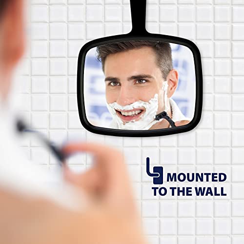 Large Hand Mirror 5.5" Handheld & Wall Mount Makeup